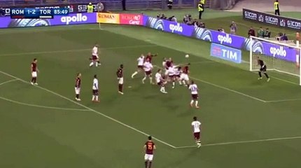 Totti GOAL (2:2) - AS Roma vs Torino 20/04/2016