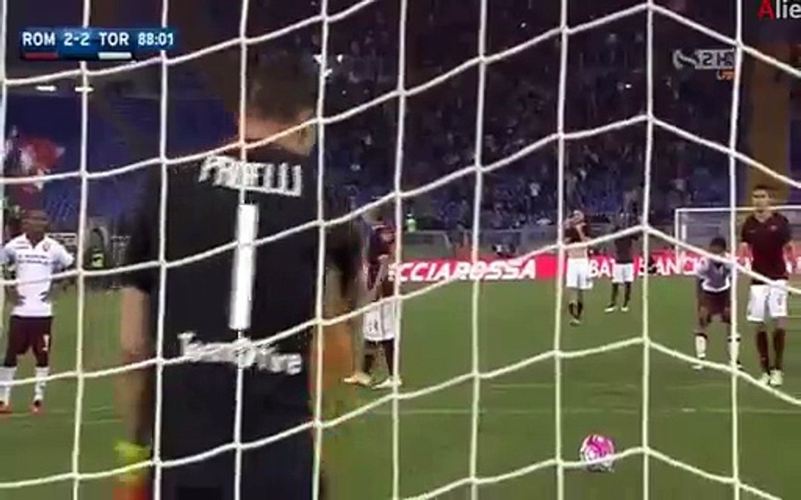 3-2 Francesco Totti Penalty Goal HD - As ROMA 3-2 Torino Serie A