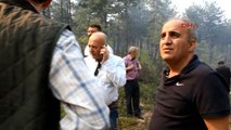 Dursunbey'de Ormanlık Alanda Yangın