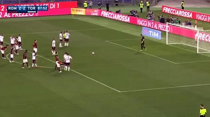 Totti Penalty GOAL (3:2) - AS Roma vs Torino 20/04/2016