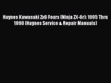 [Read Book] Haynes Kawasaki Zx6 Fours (Ninja ZX-6r): 1995 Thru 1998 (Haynes Service & Repair
