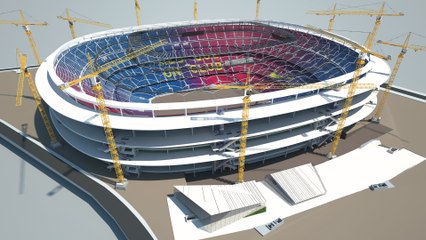 NOU CAMP NOU – Una construcció per fases i sense deixar de jugar