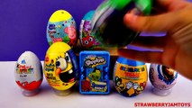 Kinder Surprise Shopkins Frozen Peppa Pig Spongebob TMNT 2014 Surprise Eggs AmazingToys