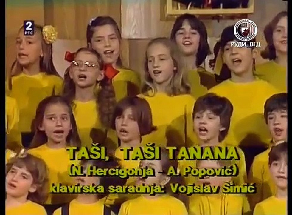 Dječji hor Kolibri Tasi tasi tanana 1987