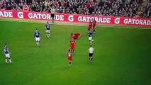 Ramiro Funes Mori Red Card - Awful challenge on Divock Origi Liverpool ~ 4-0 Liverpool vs Everton