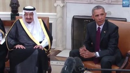 Kral Selman, Obama ile Bir Araya Geldi