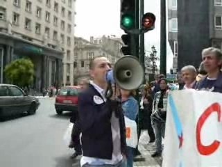 Concentración da CIG contra o preacordo Convenio Banca