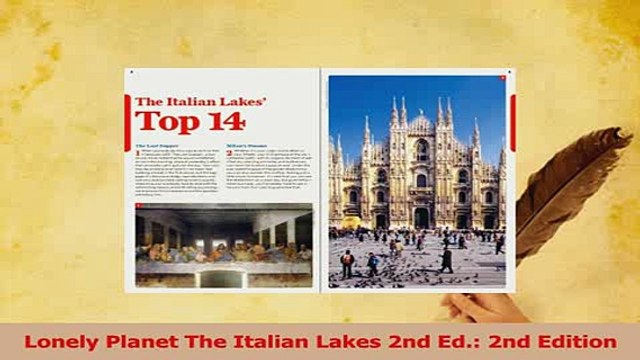 PDF Lonely Planet The Italian Lakes 2nd Ed 2nd Edition Read Online