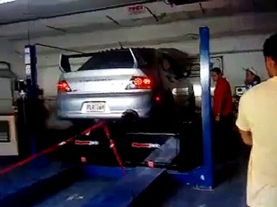 FAIL - EVO plummets and falls off dyno