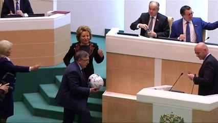 CdM 2018 - Infantino : "La Coupe du Monde 2018 aura lieu en Russie"