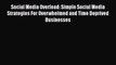 [Read book] Social Media Overload: Simple Social Media Strategies For Overwhelmed and Time