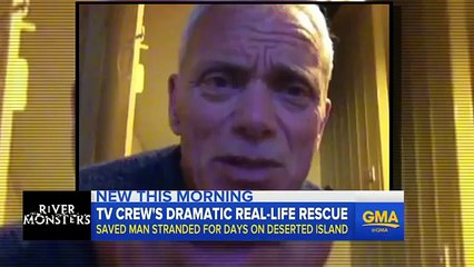 Tv Crew Saves Man Stranded on Remote Island (VIDEO) River Monsters