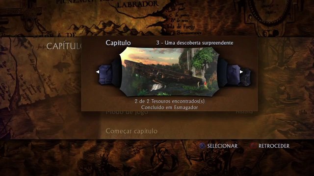 Uncharted Drake´s Fortune Remastered - Chapters