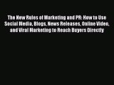 [Read book] The New Rules of Marketing and PR: How to Use Social Media Blogs News Releases