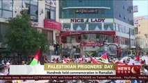 Hundreds of Palestinians commemorate Prisoners Day