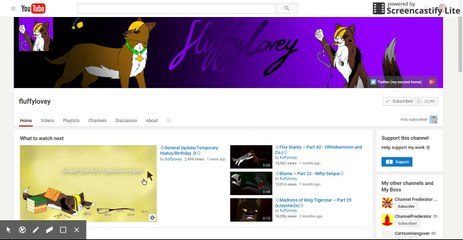 Reacting two fluffylovey Channel