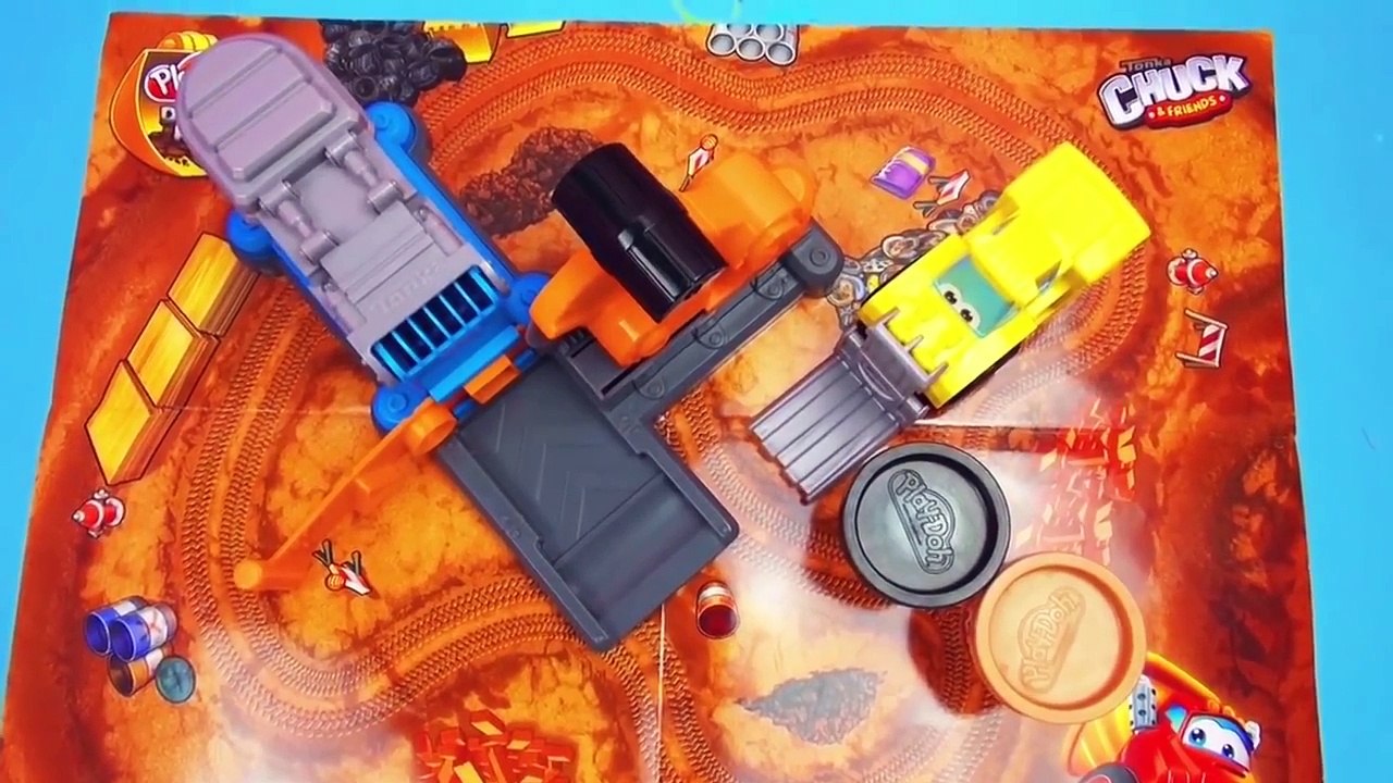 Transpalette scierie chantier de construction Play Doh DEMO Diggin Rigs Lifty Saw Mill To