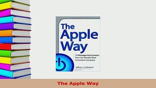 PDF  The Apple Way Download Online