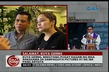 Kuya Germes, binigyang pugay kagabi ng mga nakasama sa Sampaguita Photos à ng iba pang un