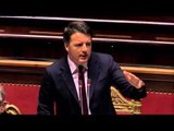 Roma - Renzi al Senato (19.04.16)