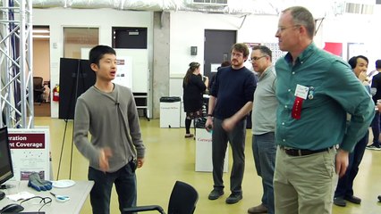 Quadrotor Formation Flights and Robust Adaptive Control : RI PhD Students Ellen Cappo & John Yao