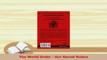 PDF  The World Order  Our Secret Rulers Read Online