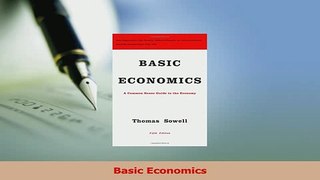 Read  Basic Economics Ebook Free