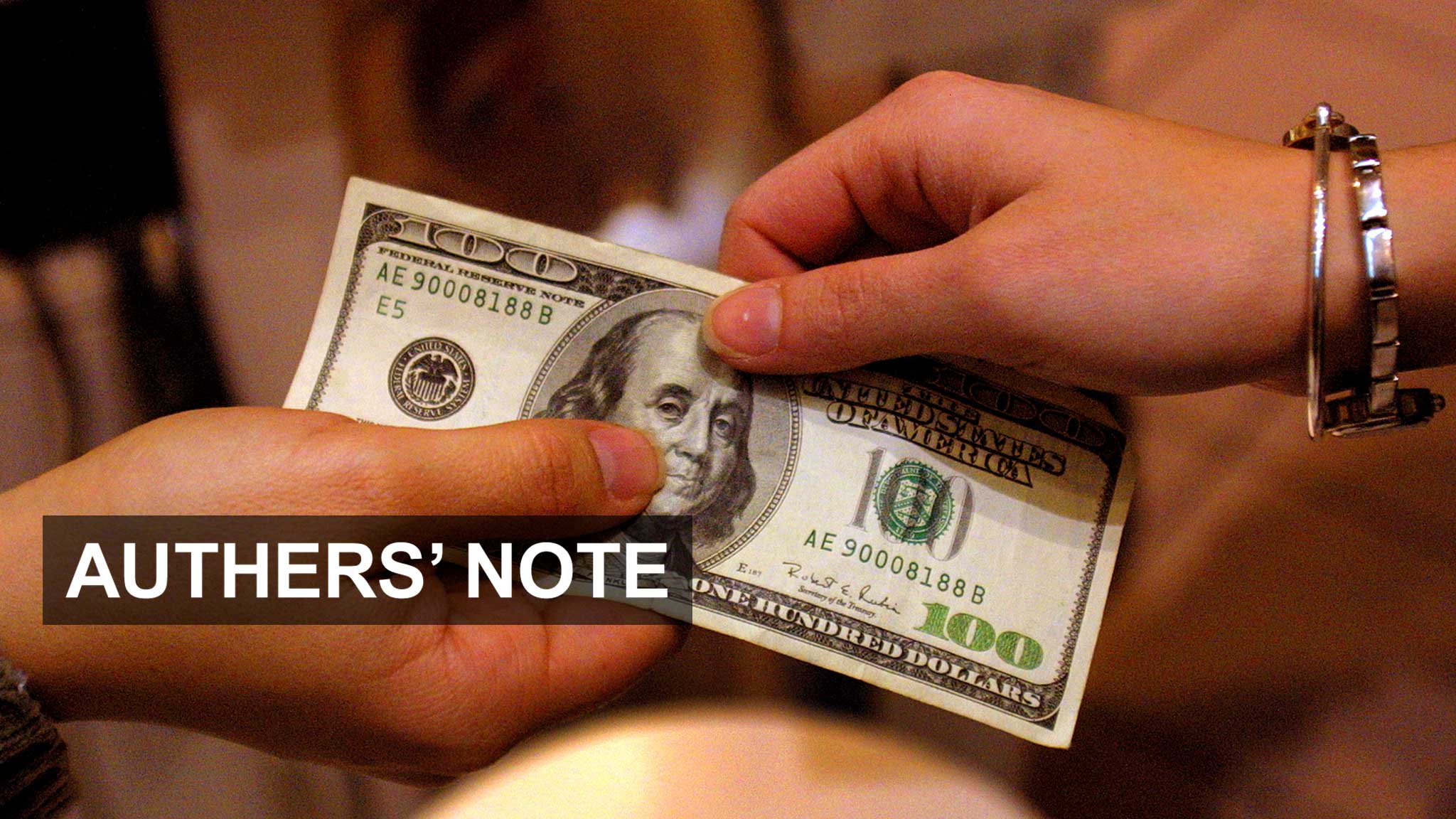 Investors want to be shown the money