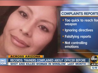 Records of officer who shot, killed woman revealed