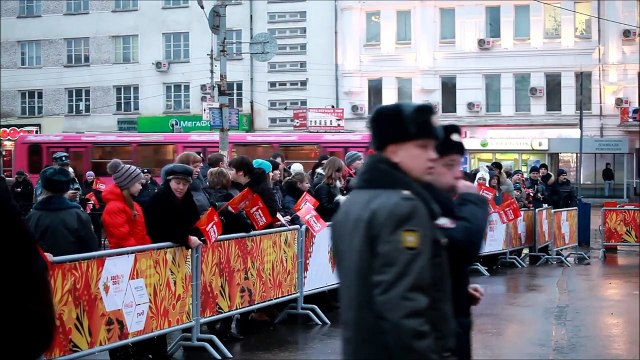 Эстафета Олимпийского огня в Нижнем Новгороде