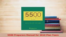 Download  5500 Preparers Manual for 2010 Plan Years PDF Online