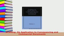 PDF  Drafting Its Application to Conveyancing and Commercial Documents Free Books