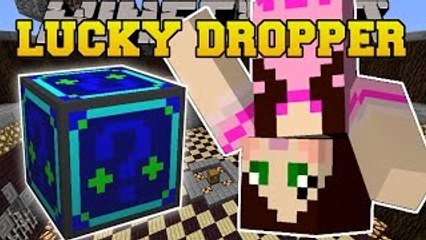 PopularMMOs Minecraft: PAT AND JEN DROPPER CHALLENGE GAMES GAMINGWITHJEN