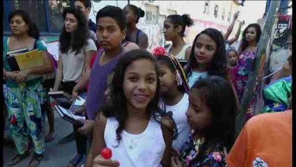 Don Quijote cabalga por las favelas de Río de Janeiro