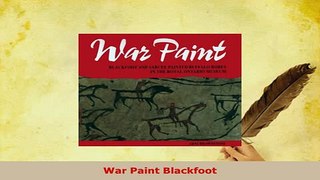 PDF  War Paint Blackfoot Ebook