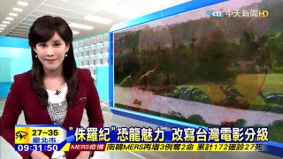 中天新聞》「侏羅紀」恐龍魅力 改寫台灣電影分級