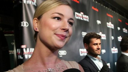 Captain America: Civil War Paris Premiere: Emily VanCamp