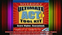 READ book  Ultimate ACT Tool Kit  2008 With CDROM Score Higher Guaranteed Petersons Ultimate Full EBook