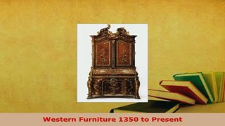 PDF  Western Furniture 1350 to Present Free Books