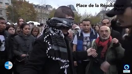 A Message From a Blindfolded Muslim Man In Paris