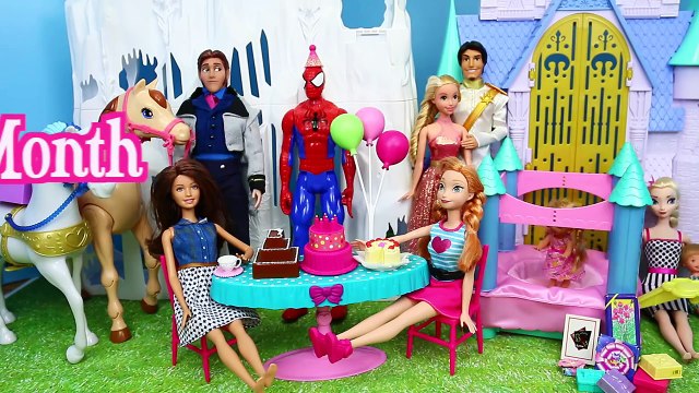 BARBIES BIRTⒽⒹAY MONTH Day 24 Barbie Goes to the Hospital ⒻⓇⓄⓏⒺⓃ Hans Has Giant ⓅⒶⓇⓉy vi