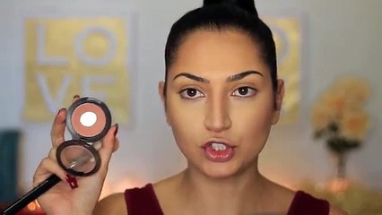 Holiday Look_ Thanksgiving Makeup Tutorial _ Cranberry & Gold _ 2015