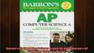 READ book  Barrons AP Computer Science A with CDROM Barrons AP Computer Science WCD Full Free