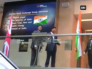 Piyush Goyal visits London Stock Exchange