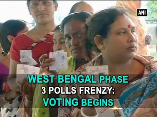 West Bengal Phase 3 polls frenzy: Voting begins