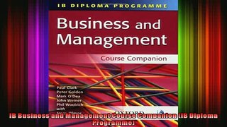 READ book  IB Business and Management Course Companion IB Diploma Programme Full Free