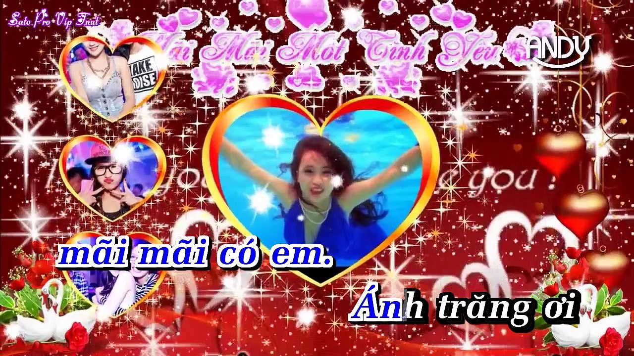 [Karaoke] Ánh Trăng Buồn Remix - Cao Thái Sơn - beat organ - andykaraoke.website