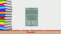 PDF  Reversed Realities Gender Hierarchies in Development Thought Read Full Ebook