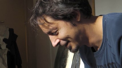 Hubert DUPRILOT, peintre, chez lui le 30 Octobre 2014