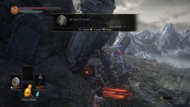 Dark Souls III - Cemetery of Ash: (Exploring Around Firelink) Starved Hounds Ambush & Embers Details